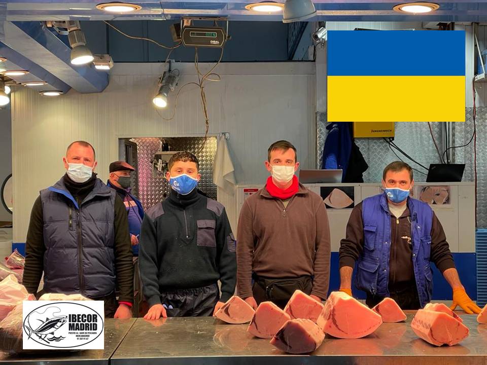 Un trocito de Ucrania en el Mercado de Pescados